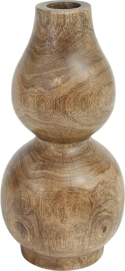 PTMD Yolande Brown Mango Wood Pot S