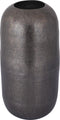 PTMD Yourne Black Rustic Aluminum Pot Bulb Round L