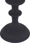 PTMD Yourney Black Casted Alu Candleholder Round High