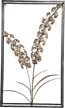 PTMD Zadder Droogbloem Object - 42 x 10 x 70 cm - Metaal - Goud