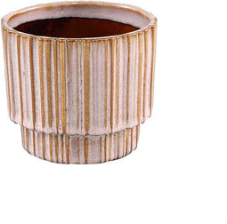 PTMD Zadix Ronde Bloempot - H11 x Ø12 cm - Keramiek - Roze