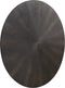 PTMD Zapp Black MDF Carved Wallpanel Gold Round