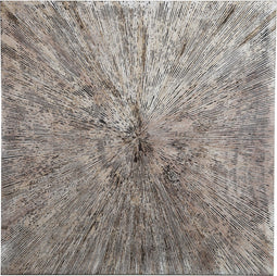 PTMD Zapp white ribbed wallpanel square l