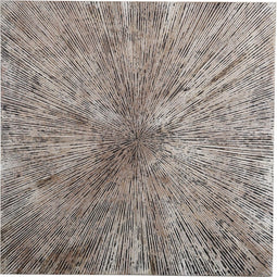 PTMD Zapp white ribbed wallpanel square s