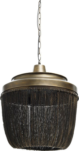 PTMD Zelivo Gold Iron Hanging Lamp Deco Chains Round L