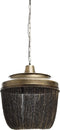 PTMD Zelivo Gold Iron Hanging Lamp Deco Chains Round L