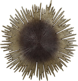 PTMD Zenar Gold Iron Wall Panel Brown Ombre Look Large