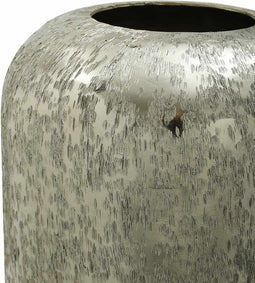 PTMD Zess Bloempot - 18 x 18 x 80 cm - Aluminium - Goud