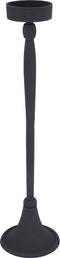 PTMD Zival Black Casted Alu Candleholder Round High