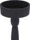 PTMD Zival Black Casted Alu Candleholder Round High