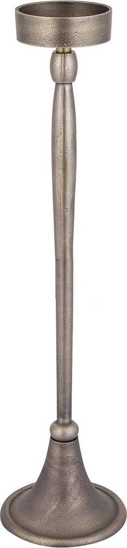 PTMD Zival Brass Casted Alu Candleholder Round High
