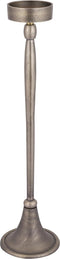 PTMD Zival Brass Casted Alu Candleholder Round High