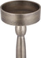 PTMD Zival Brass Casted Alu Candleholder Round High