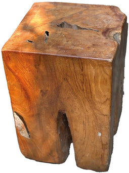 PTMD Zuil Loas - 30x30x40 cm - Hout - Naturel