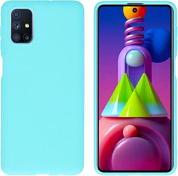 iMoshion Hoesje Geschikt voor Samsung Galaxy M51 Hoesje Siliconen - iMoshion Color Backcover - Mintgroen