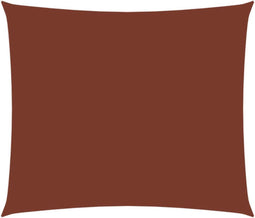 vidaXL - Zonnescherm - rechthoekig - 2,5x4 - m - oxford - stof - terracottakleurig