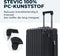 Pathsail® Handbagage Koffer 40L - Lichtgewicht Trolley - TSA slot & 360 graden spinner wielen - Zwart