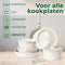 JUST PERFECTO JL-999 - 11-delige pannenset - Afneembare handgrepen - Beige (11 stuks)