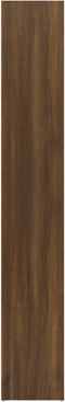 vidaXL - Boekenkast - 40x30x189 - cm - bewerkt - hout - bruin - eikenkleur