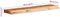 vidaXL - Wandschappen - 2 - st - 60x20x3,5 - cm - massief - acaciahout