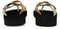 Teva W Olowahu - Dames Slippers - Maat 39 - Zwart/Bruin/Groen