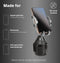 Bintoi® T300 - Universele Telefoonhouder Auto - Bekerhouder met 360° Draaifunctie - Zwart
