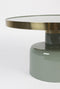 Zuiver Glam Salontafel Rond 60 cm Groen/ Goud