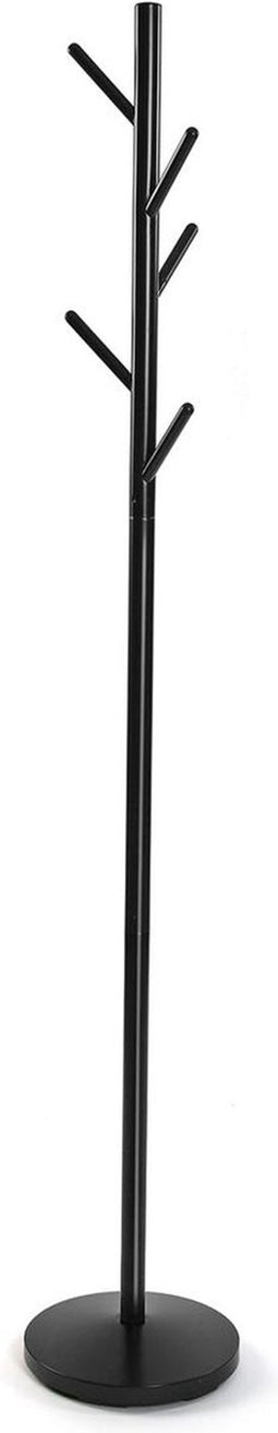 Wandkapstok Versa Eveline Zwart Metaal Staal Minimalist 28,5 x 170 x 28,5 cm