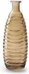 Fles 'lina' lichtbruin h25 d8 cm