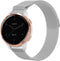 iMoshion Milanees magnetisch 18 mm bandje - Geschikt voor Garmin Vivoactive 4s / 3s – Garmin Venu 2s – Garmin Vivomove 3s – Fossil Gen 6 / 5e - Zilver