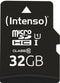 Intenso microSDHC - 32GB - UHS-I Class 10 - Leessnelheid 90MB/s