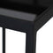 SVJ Home Decorations Mensa Tafelset - 31x31x75cm - Metaal Glas - Zwart
