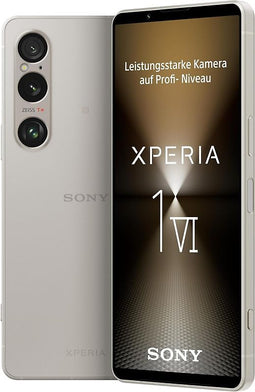 Sony Xperia 1 VI Dual SIM 256GB platina zilver