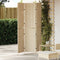 vidaXL - Vouwdeel - 3 - Panelen - Beige - 146x200 - cm - Poly - Rattan