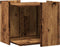 vidaXL - Kattenbakkast - 53x53x51 - cm - bewerkt - hout - oud - houtkleurig