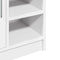 vidaXL - Wastafelkast - 63x29x55 - cm - bewerkt - hout - wit