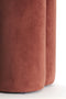 Light & Living Poef Nalani - Bordeaux - 38x38x45cm - Modern