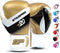 PU lederen bokshandschoenen voor training en sparring in Thai Kickboxing Fitness - mannen en vrouwen - 12oz