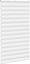 vidaXL - Zebra - rolgordijn - 120x200 - cm - stofbreedte - 115,9cm - polyester - wit