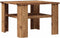 vidaXL - Salontafel - 60x60x42 - cm - bewerkt - hout - oud - houtkleurig