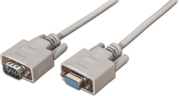 AISENS A112-0065 seriële kabel Beige 1,8 m DB9