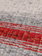 Varenna Red Vloerkleed - 200x300 - Rechthoek - Laagpolig,Structuur Tapijt - Industrieel - Grijs, Rood, Wit
