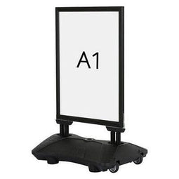 Klika - Stoepbord Boulevard Din A1 - zwart