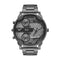 Diesel DZ7487 - Heren Horloge 54mm - Grijze sunray-wijzerplaat - Grijs