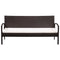 vidaXL - Tuinbank - 3-zits - met - kussens - poly - rattan - bruin