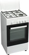 Everglades EVCK039 - Gasfornuis met Gasoven - 54 Liter - Wit - 50CM - 5 Jaar Garantie