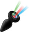 XR Brands Silicone Light Up Butt Plug - Small black