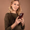 Selencia Hoesje Geschikt voor Samsung Galaxy S21 Hoesje Met Koord - Selencia Aina Slang Hoesje met koord - Rood