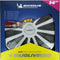 Michelin Bicolore Wieldoppen - 14 Inch - Zwart Metallic - (4 stuks)