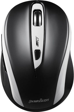 Perixx PERIMICE-721 WB Ergonomische muis Radiografisch Wit-zwart 5 Toetsen